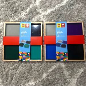 Lego Nesting Appetizer Plates Set of 2